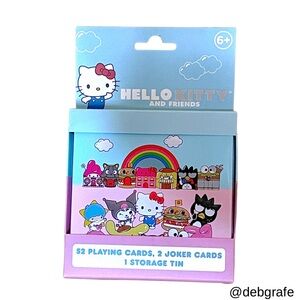 Hello Kitty and Friends 52 Playing cards, 2 jokers in a collectible tin NEW